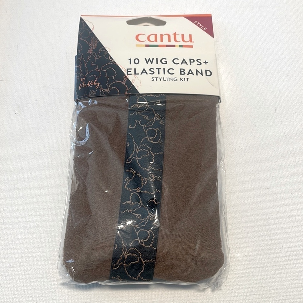 Cantu 10 wig caps + elastic band styling kit Hair accessories New One size